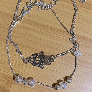 ⭐️4/$25⭐️2 bracelet set~Hamsa / Evil Eye bracelet & beaded bracelet 🔥10/$50🔥